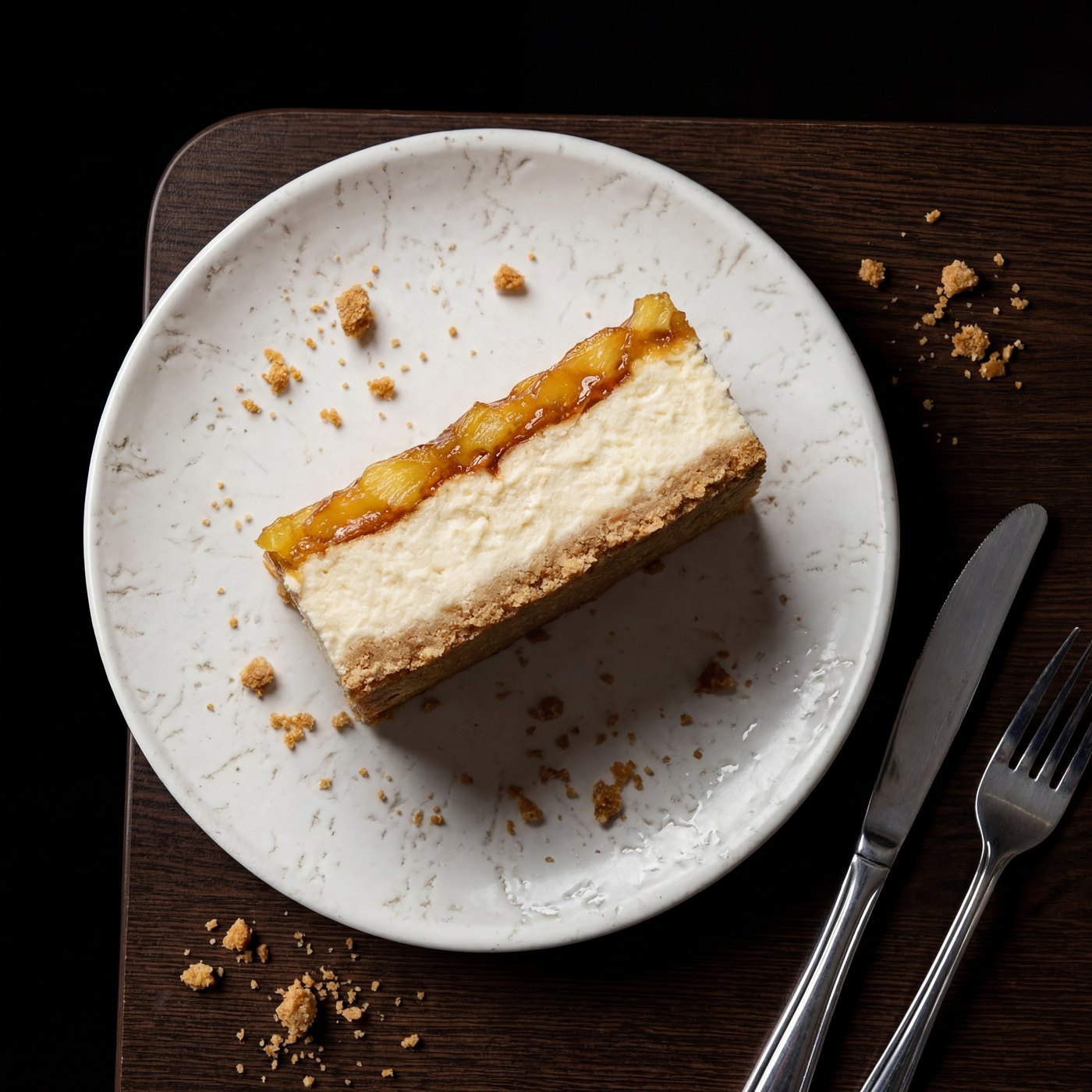 Amber Peach Cheesecake